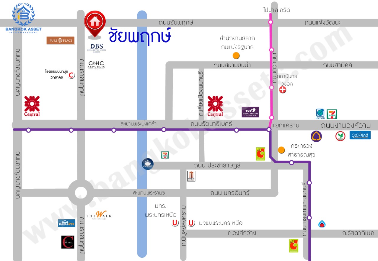 บ้านมือสองตกแต่งใหม่ คุณภาพแบรนด์ LH ม.ชัยพฤกษ์ ราชพฤกษ์-แจ้งวัฒนะ หลังมุม เนื้อที่ 58.8 ตร.ว. ฟังก์ชัน 3 ห้องนอน 3 ห้องน้ำ 2 ที่จอดรถ ภายในตกแต่งหรูหรา บนทำเลศักยภาพติดถนนราชพฤกษ์ เชื่อมสู่แจ้งวัฒนะได้อย่างรวดเร็ว และเพียง 10 นาทีถึงรถไฟฟ้า "สถานีบางรักใหญ่"...